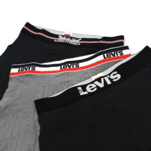 Levis Men Underwear 2 Pack Boxer Briefs Black