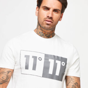11 Degrees Men Clothing Box Graphic Ss T-shirt