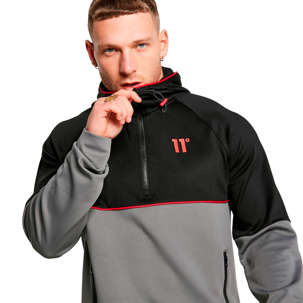 Mens half zip track top hot sale