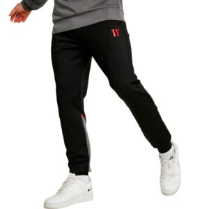 11 Degrees Men Clothing Cut And Sew Piped Track Pants