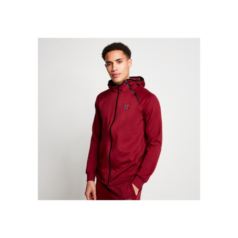 11 Degrees Men Clothing Zip Detail Track Top With Hood