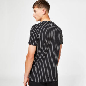 11 Degrees Men Clothing Vertical Stripe Ss T-shirt
