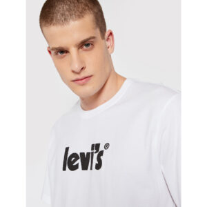 Levis Men Clothing Ss Relaxed Fit Poster Logo T-shirt