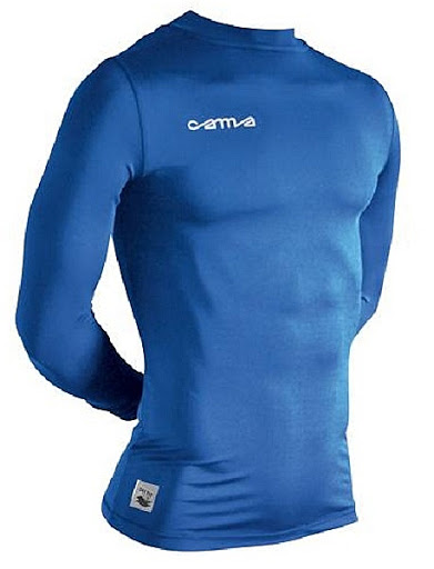 Cama Men Termica Shirt Long Sleeve Thermal Blue 175