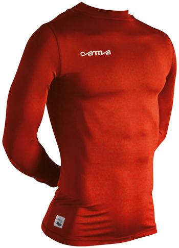 Cama Men Termica Shirt Long Sleeve Thermal Red 175