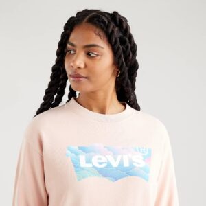Levis Women Clothing Graphic Standard Crew Sweatshirt