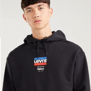 Levis Men Clothing Relaxed Graphic Hoodie