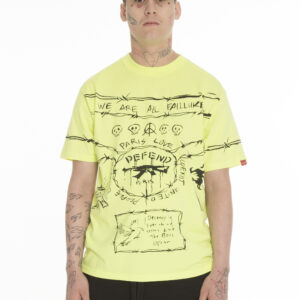 Defend Paris Men Andromeda T-shirt Yellow