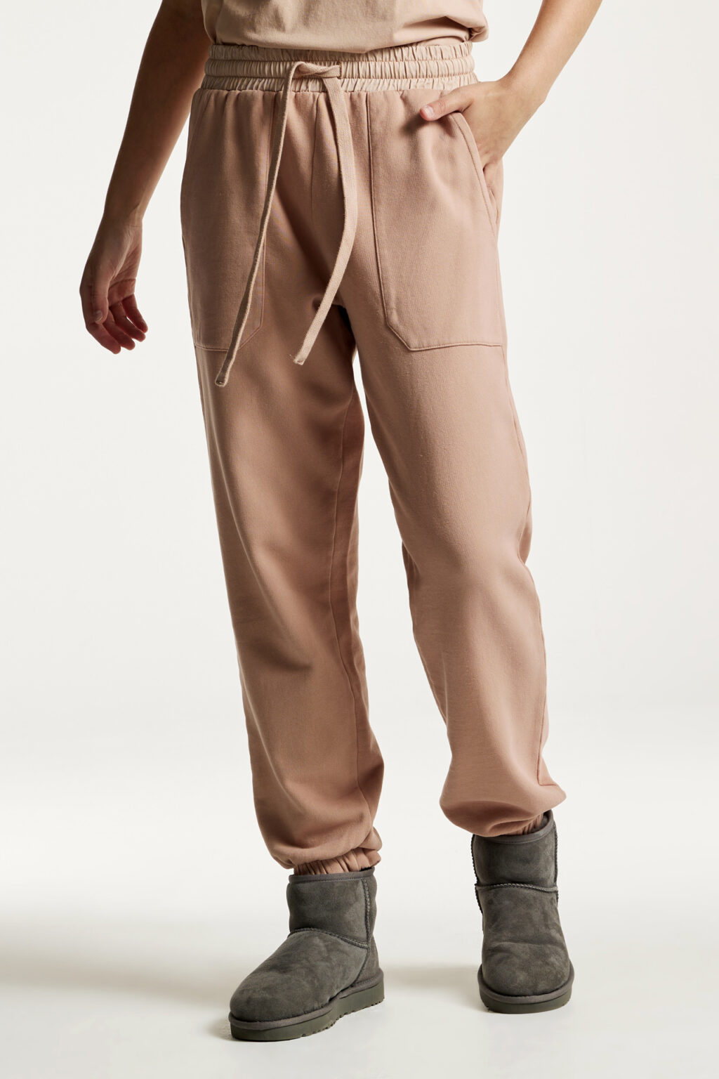 Drawstring Joggers in Linen