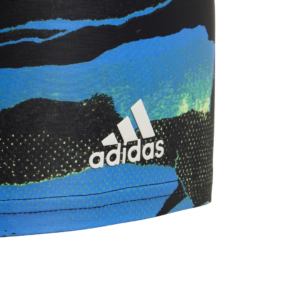 Adidas Kids Boys Clothing Fit Boxer All Over Print Swim Shorts