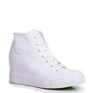 Bigstar Women Sneakers Wedge White Shoes