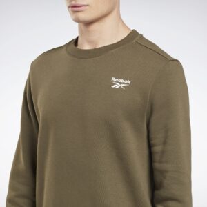 Reebok Men Clothing Identity Fleece Crew Sweatshirt