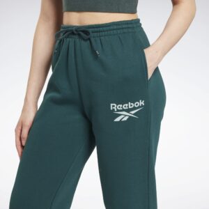 Reebok Women Clothing Identity Logo Fleece Joggers Pant