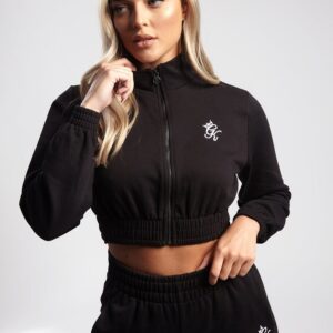 Gym King Women Clothing Cropped Funnel