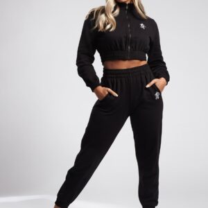 Gym King Women Clothing Cropped Funnel