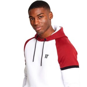 11 Degrees Men Clothing Cut And Sew Pullover Hoodie