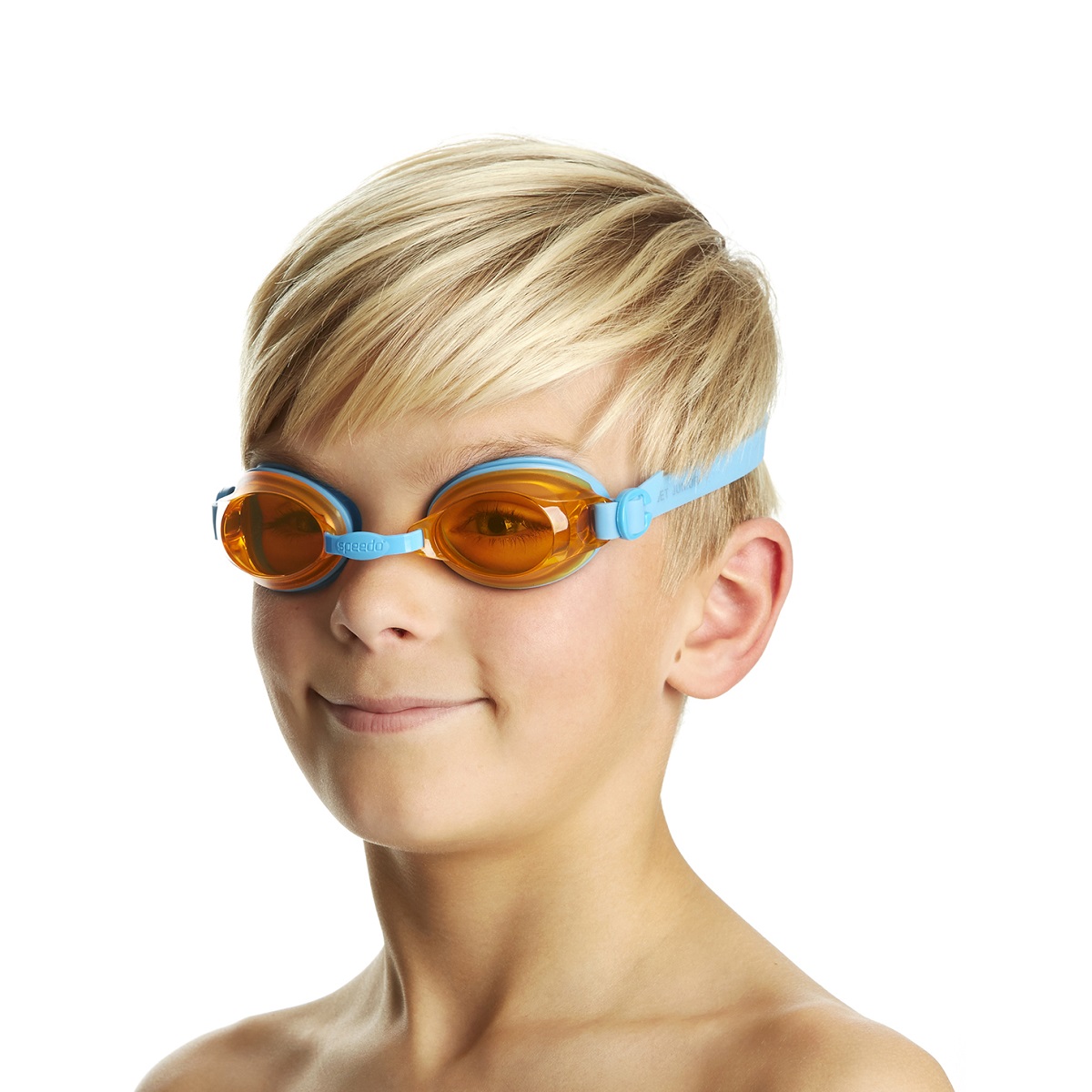 Speedo Junior Jet Goggles Blue/Orange 09298-9082 - Image 3