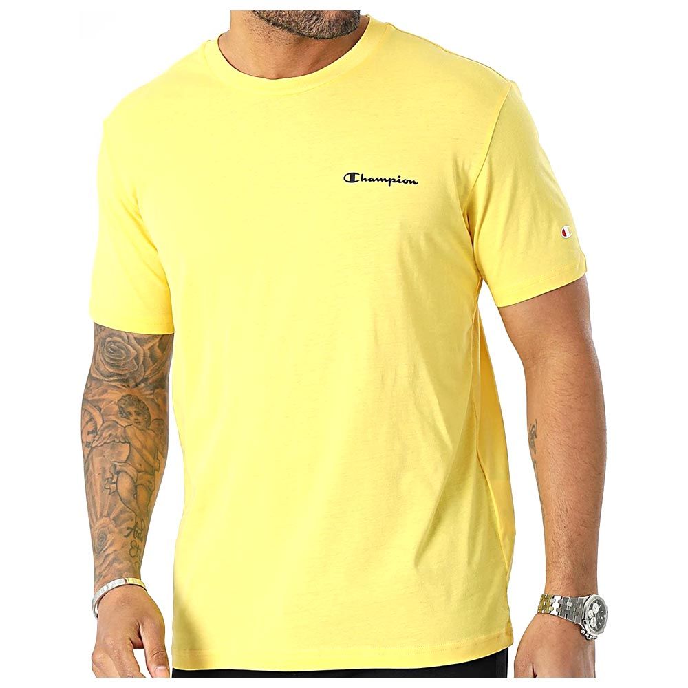 Pastel yellow cheap champion shirt