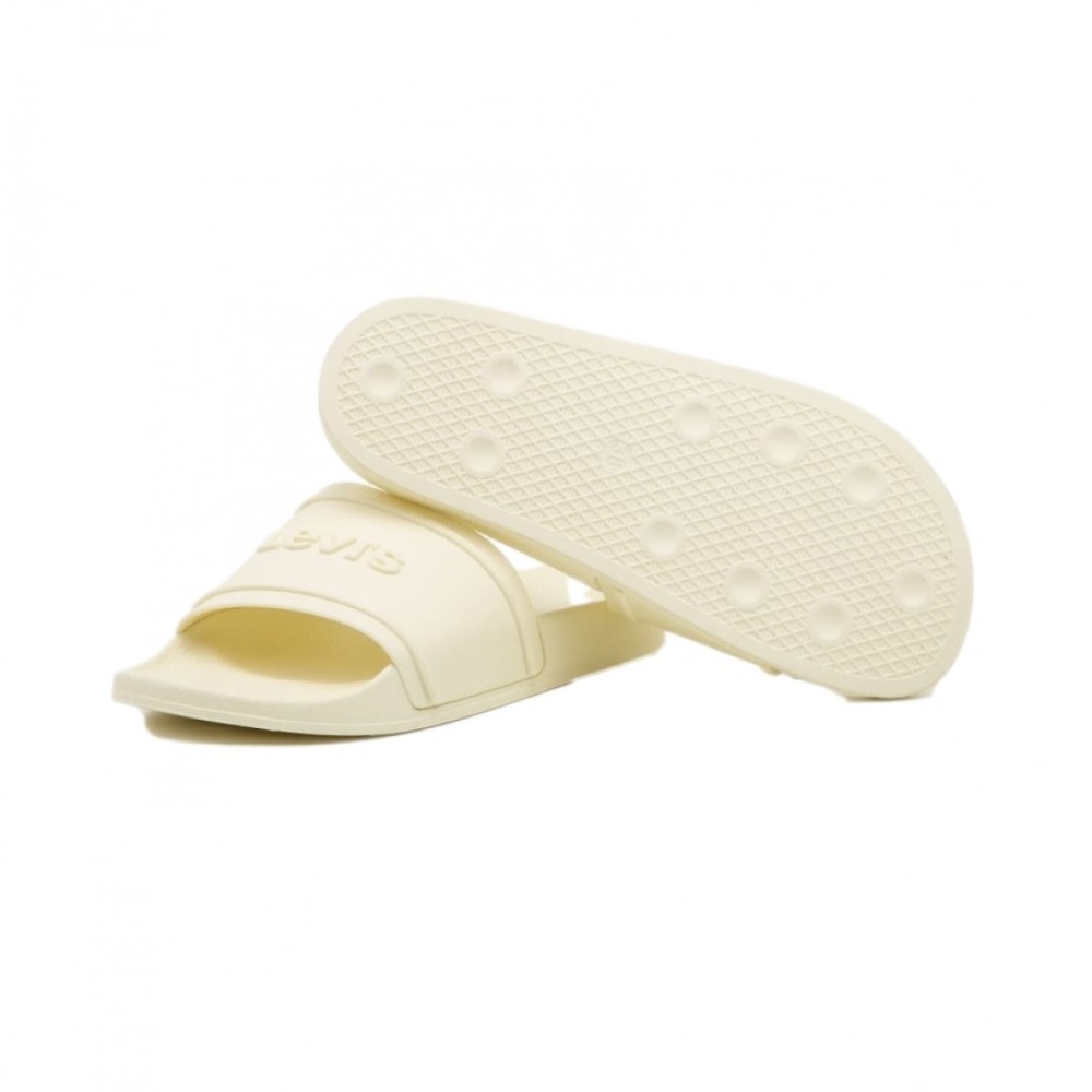 Levis Women's June 3d Slides Off White 235233-939-100 - Image 3