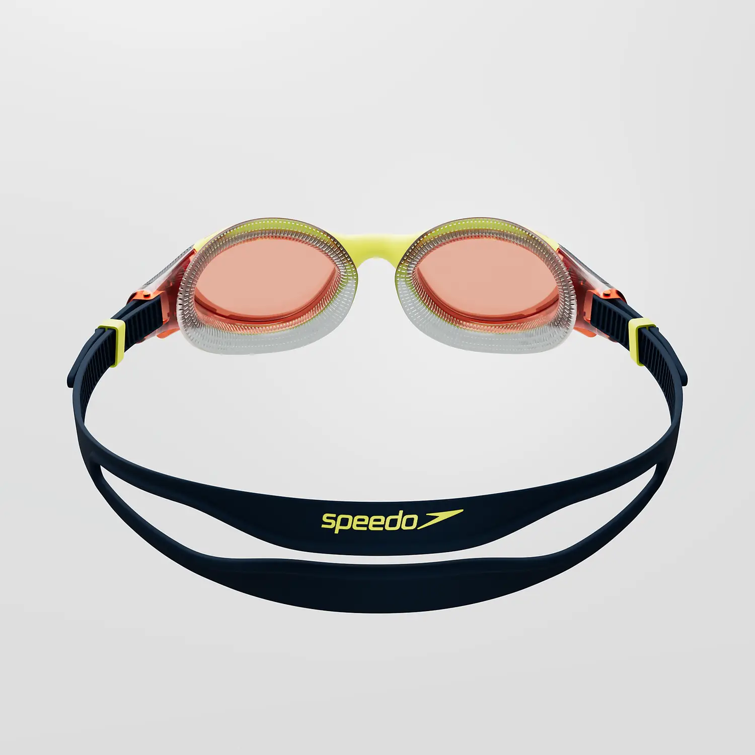 Speedo Adult Biofuse 2.0 Goggles Yellow/Orange 800233214507 - Image 3