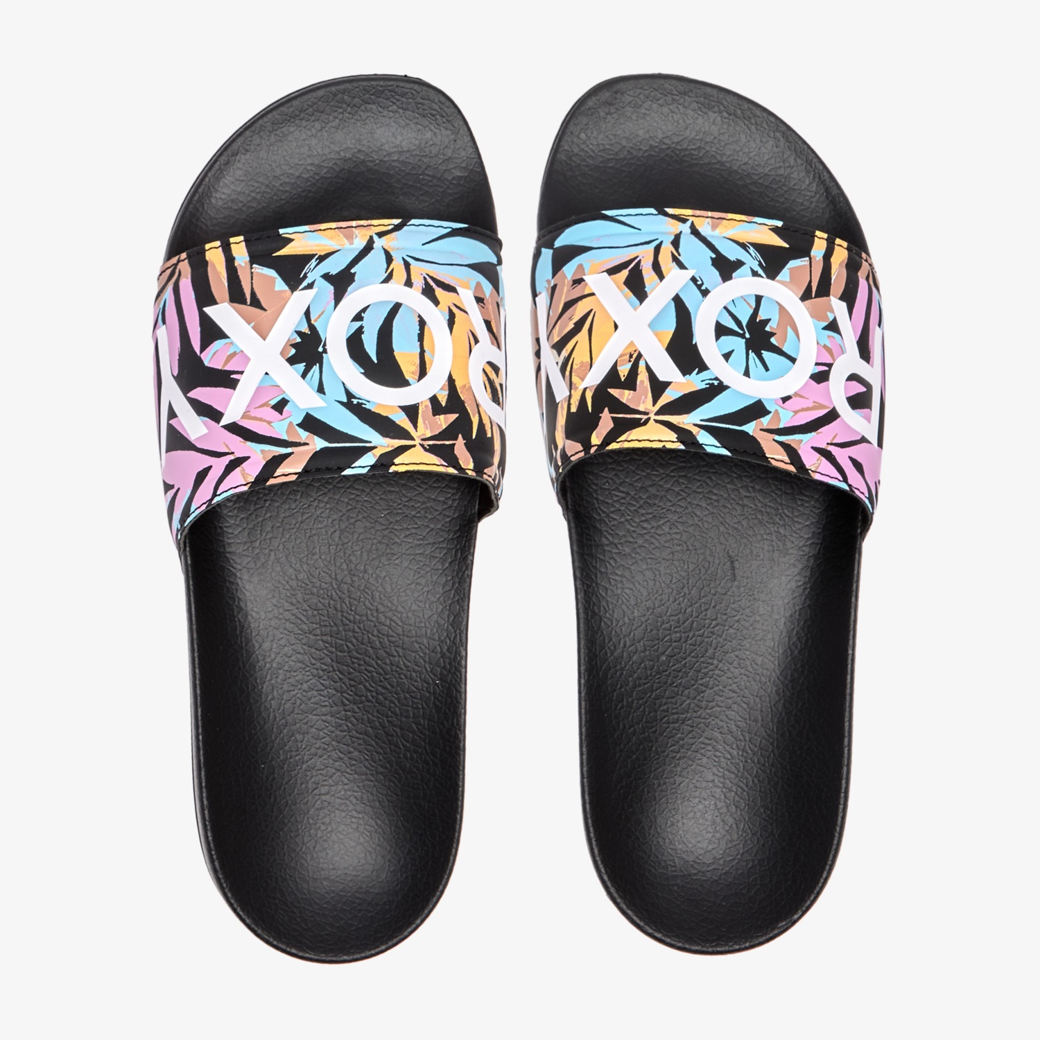 Roxy Slippy Espadrille Black Slide Sandals | Zumiez