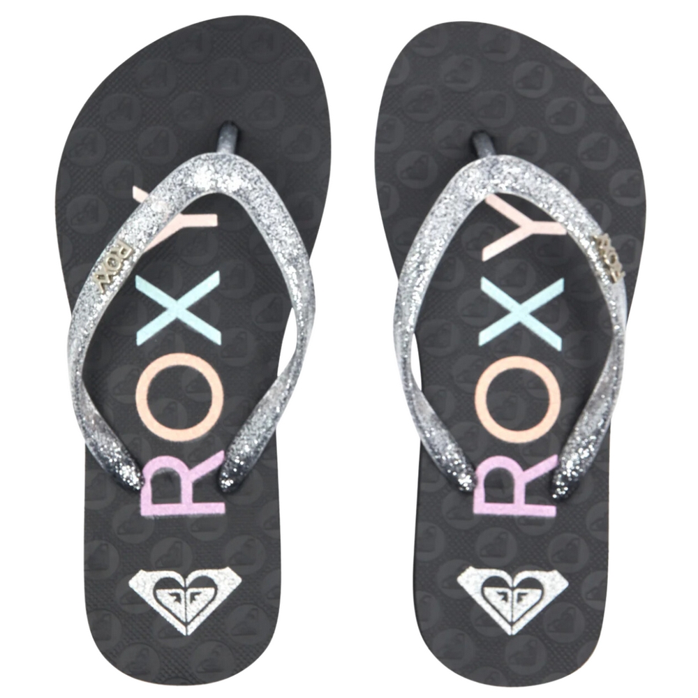 Girls roxy flip on sale flops