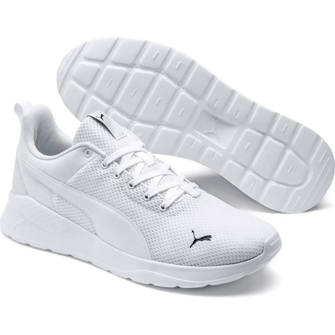 Puma Anzarun Lite Men Running Low Trainers Shoes White 371128-03 - Image 3