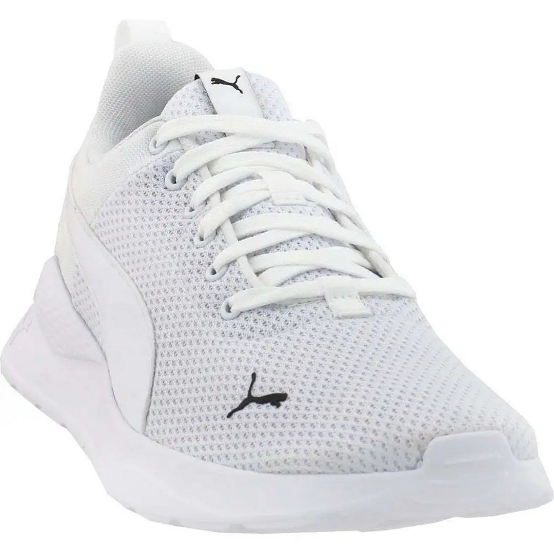 Puma Anzarun Lite Men Running Low Trainers Shoes White 371128-03 - Image 4