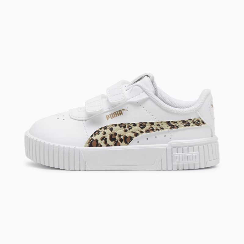 Puma Carina 2.0 Animal Update V Infants Fashιon Sneakers Girls Shoes White 396989-02