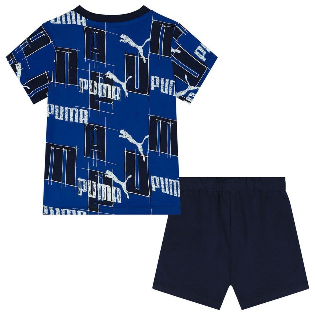 Puma Minicats Logo Baby Boy Infant Toddler Graphic Set Cobalt Glaze 680326-17 - Image 2