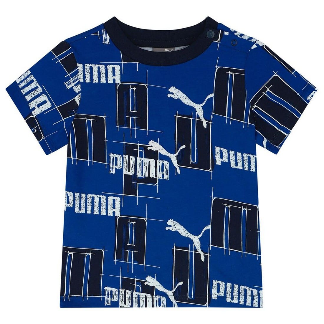 Puma Minicats Logo Baby Boy Infant Toddler Graphic Set Cobalt Glaze 680326-17 - Image 3