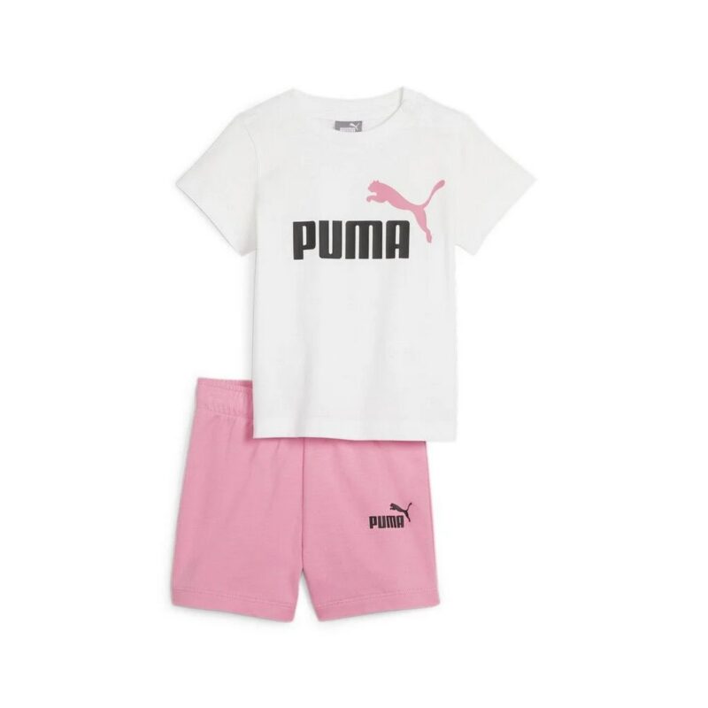 Puma Minicats Logo Lab Baby Girl Infant Toddler Graphic Set Fast Pink 845839-28