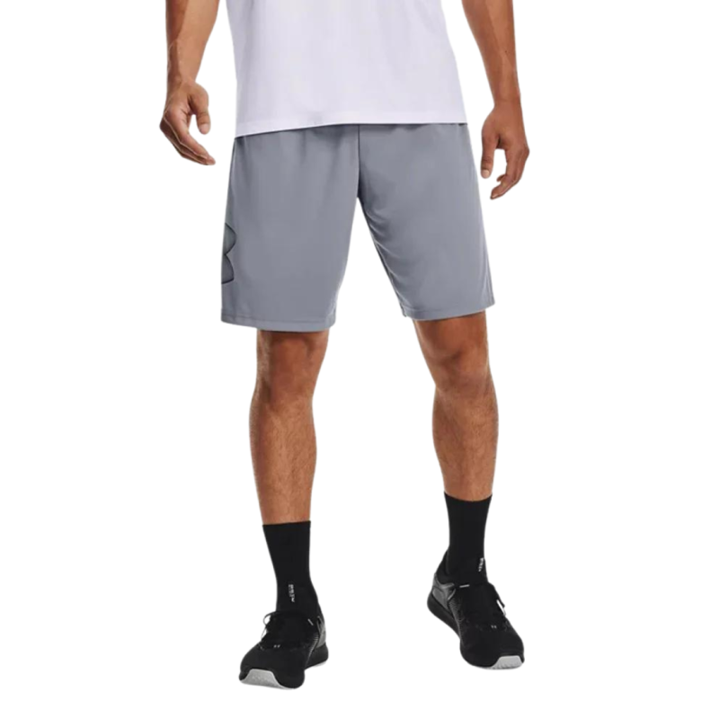 Under Armour Core Tech Graphic Men Athletic Shorts Grey 1306443-035