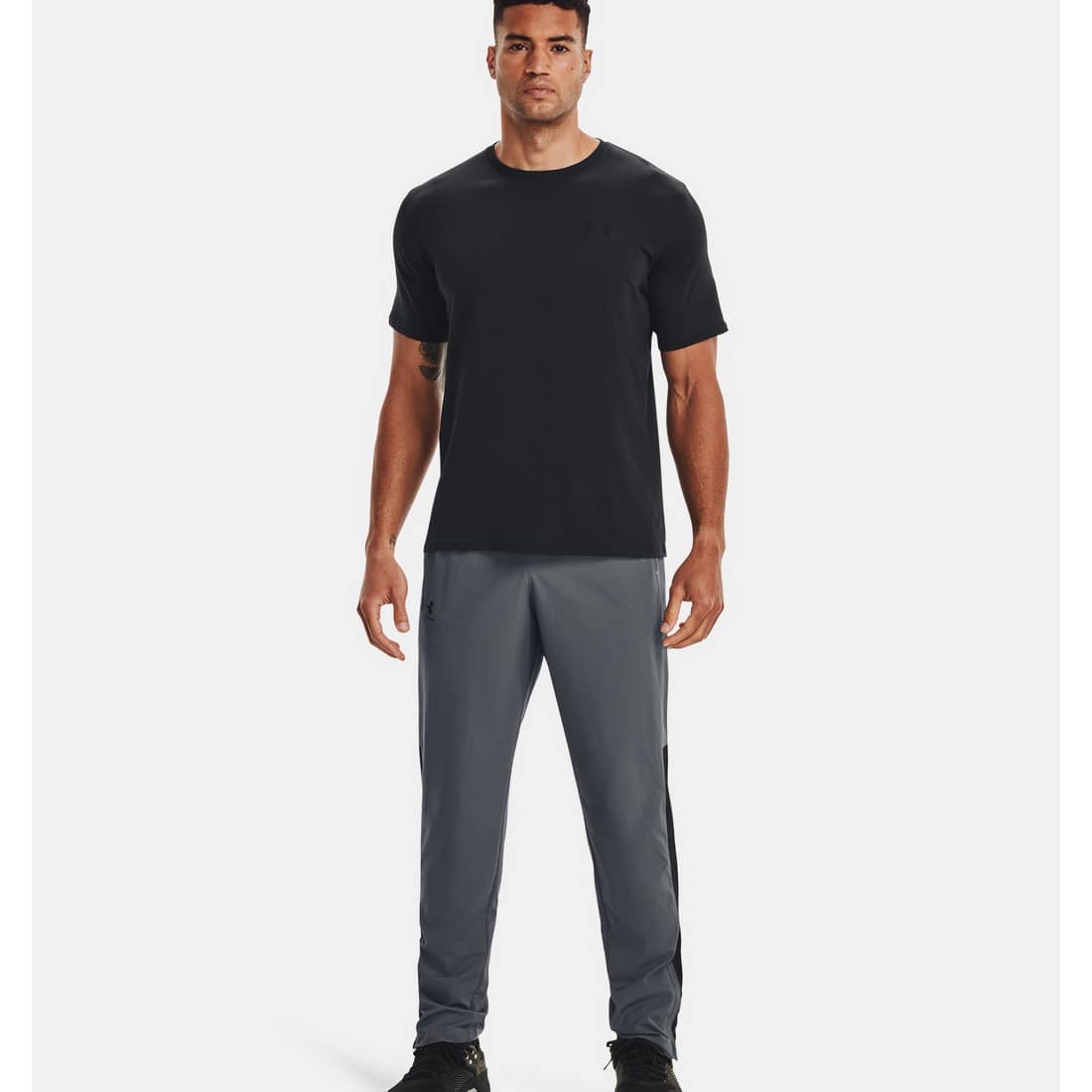 Under Armour M Sportstyle Lc Ss Men T-shirt Black 1326799-001 - Image 3