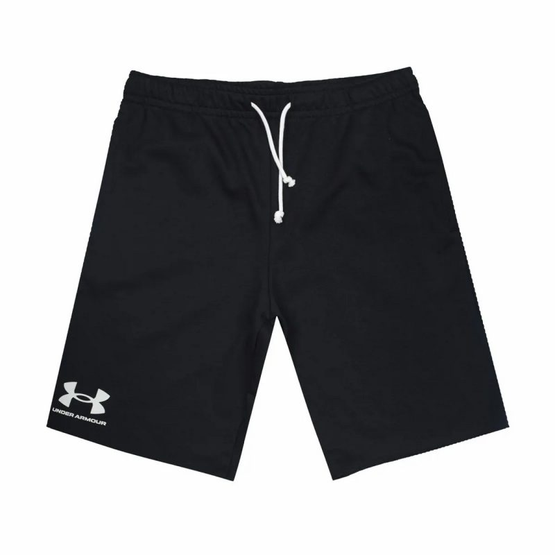 Under Armour Rival Terry Men's Athletic Shorts Black 1361631-001