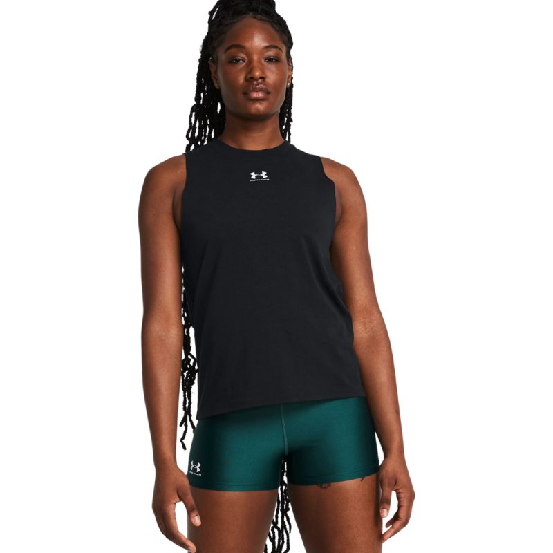 Under Armour Off Campus Muscle Tank Sleeveless Women's Gym T-Shirt Black 1383659-001