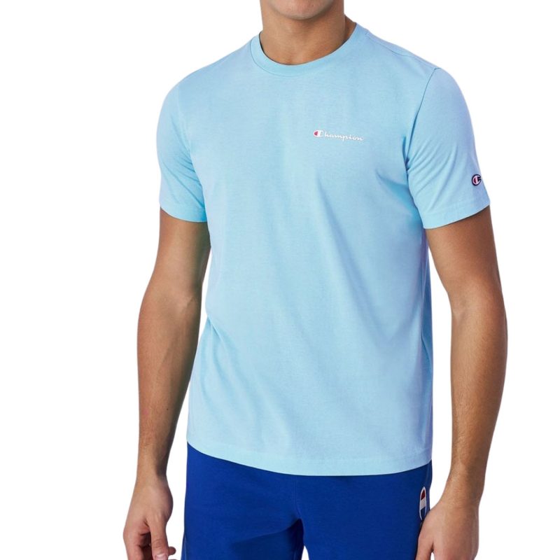 Champion Men's Clothing Crewneck T-Shirt Sporty Athletic Blue 219838-BS072