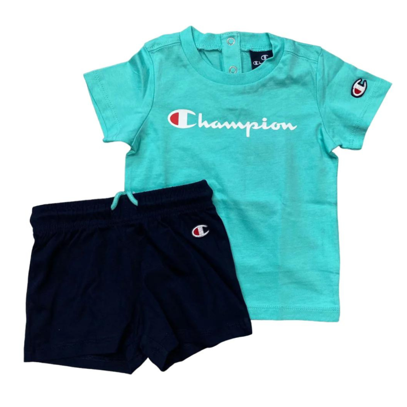Champion Toddler Kids Boys Athletic Set Blue 306782-BS049