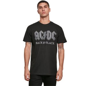 Urban Classics Merchcode ACDC Back In Black Tee Men T-Shirt MC480-00007