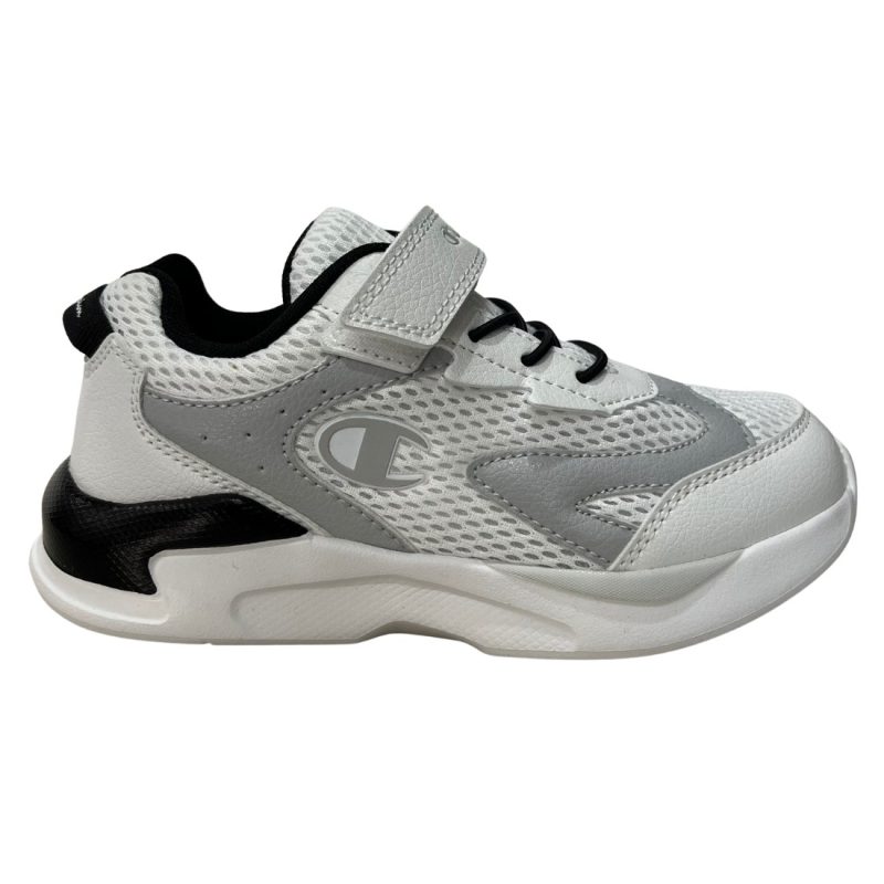 Champion Kids Boys Fast Rebound PS Low Cut Sneaker Shoes White S32769-WW004