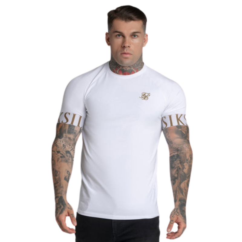 Sik Silk Tech Men's T-Shirt White SS-26457