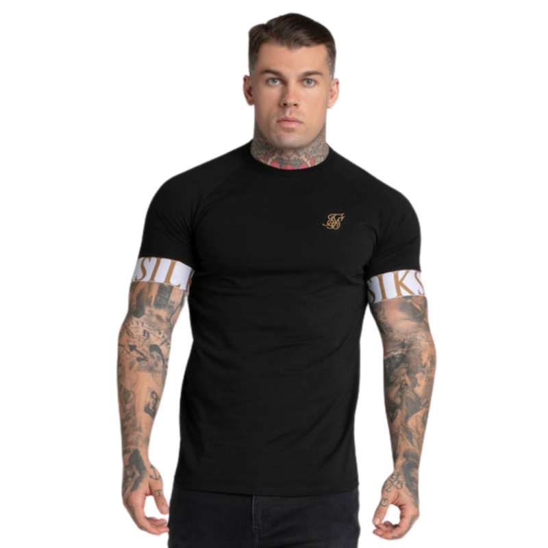 Sik Silk Tech Men's T-Shirt Black SS-26459
