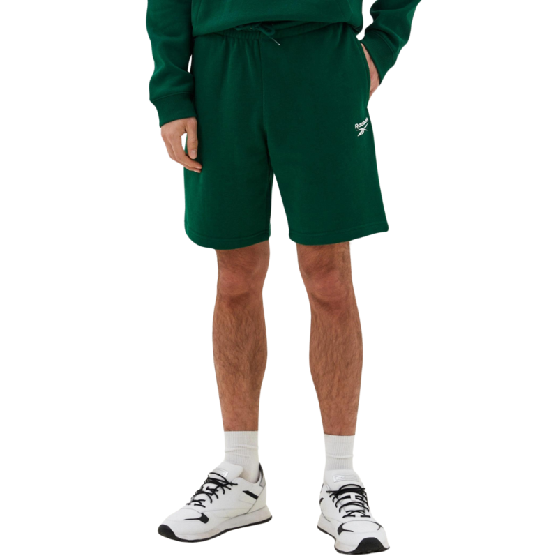 Reebok Identity Small Logo FΤ Men Athletic Shorts Green 100076441