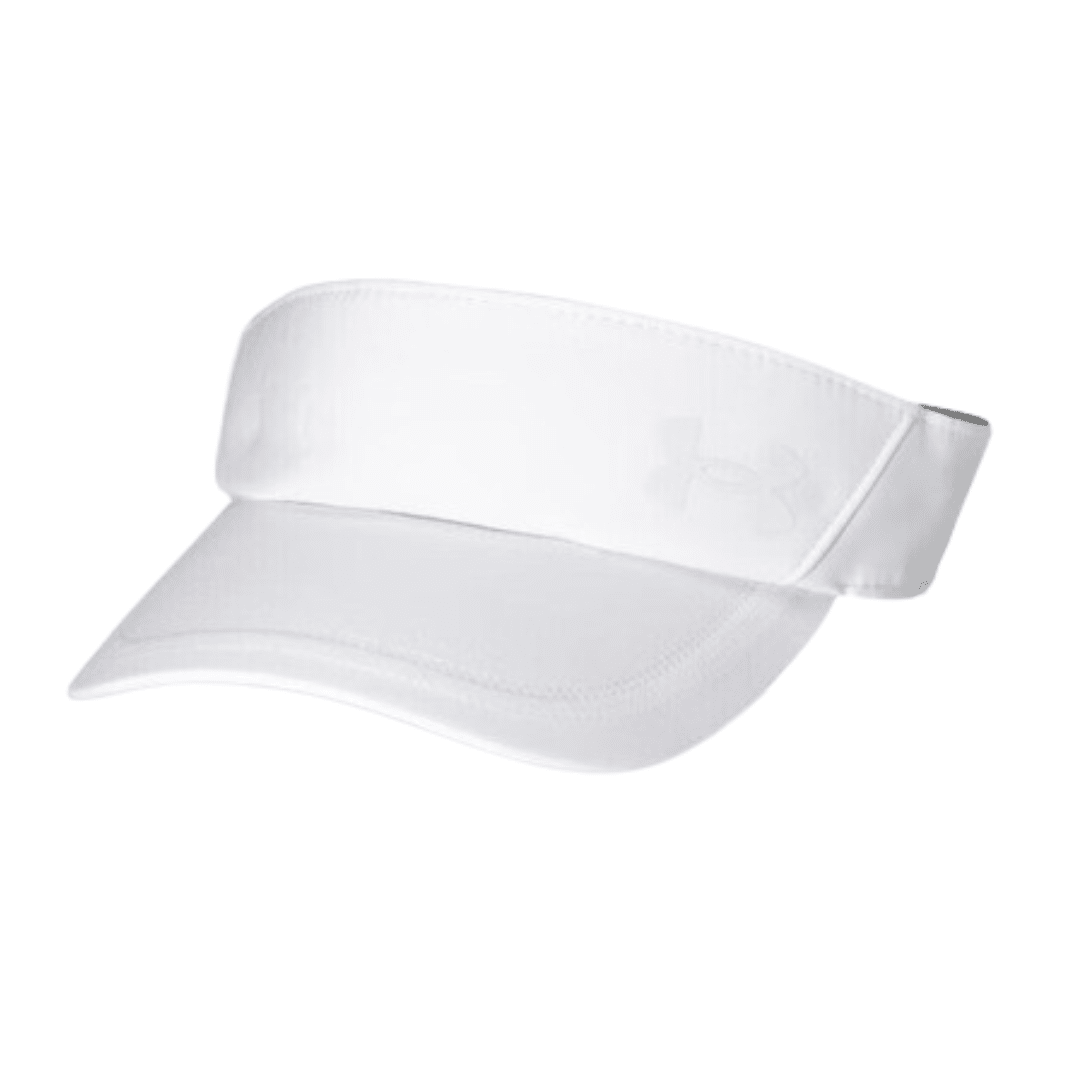 Under Armour Iso Chill Launch Women Run Visor Cap White 1383480-100 - Image 2