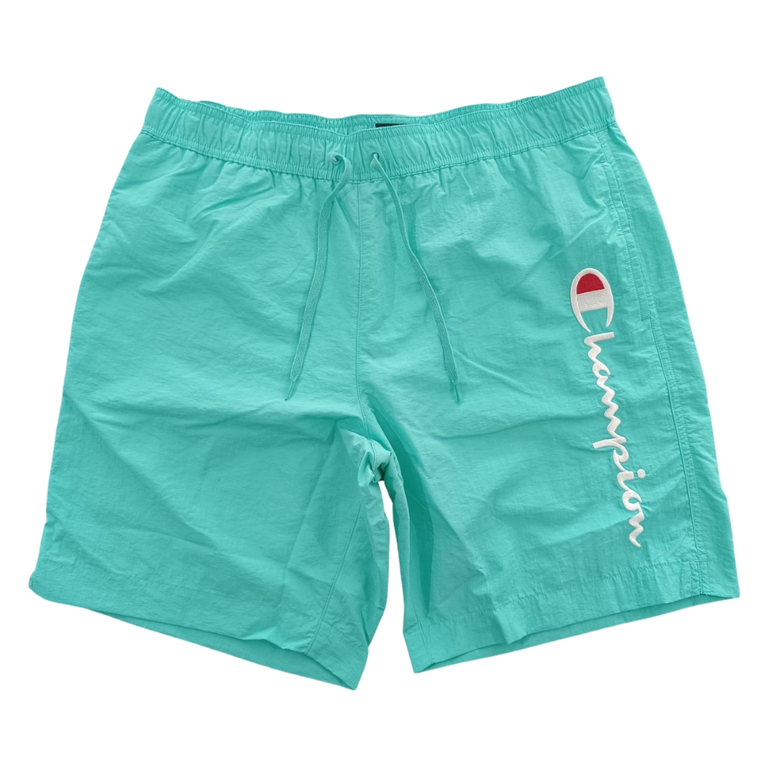 Leonardo buy Chop x Champion shorts