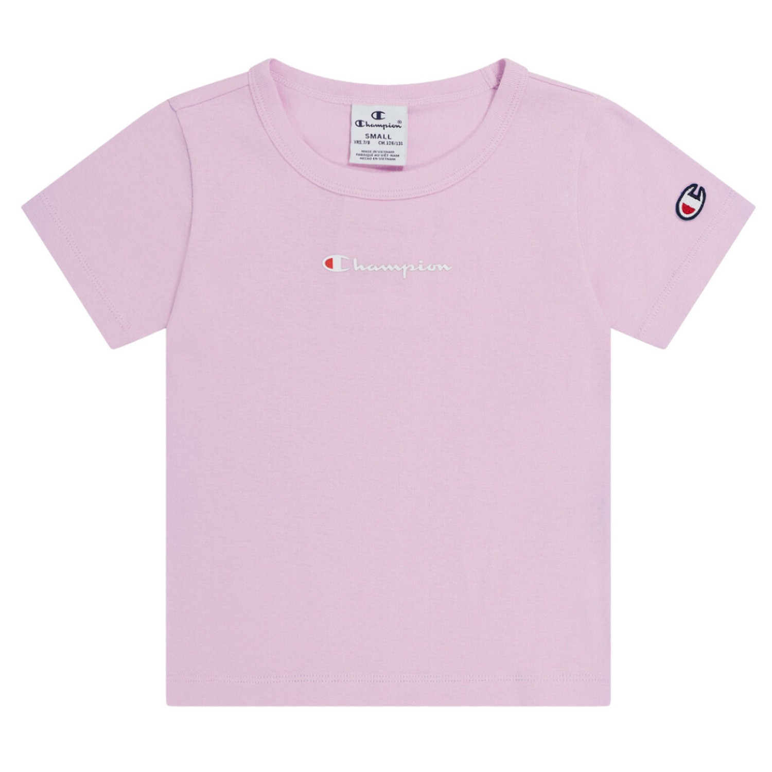 Champion Kids Girls Crewneck Athletic T shirt Pink 404962 PS013 San Siro Sports