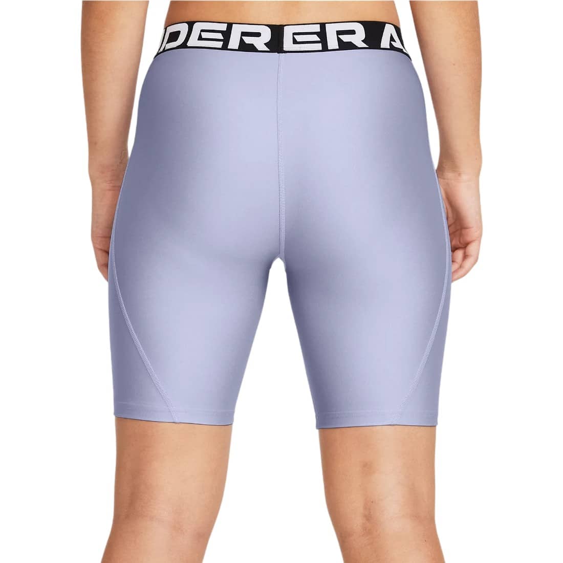 Under Armour Heatgear 8" Women Athletic Gym Shorts Blue 1383627-539 - Image 2