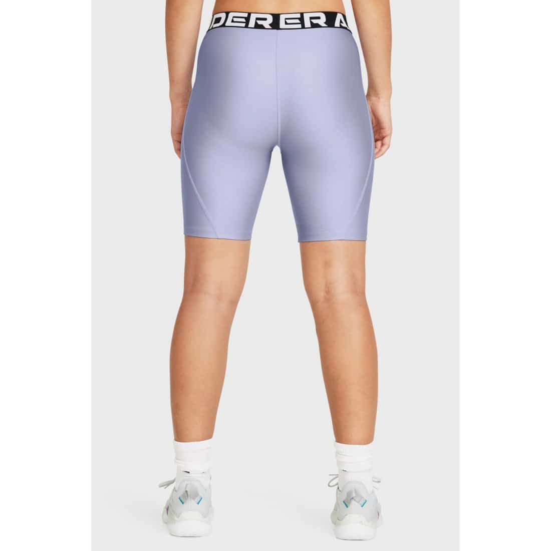 Under Armour Heatgear 8" Women Athletic Gym Shorts Blue 1383627-539 - Image 4