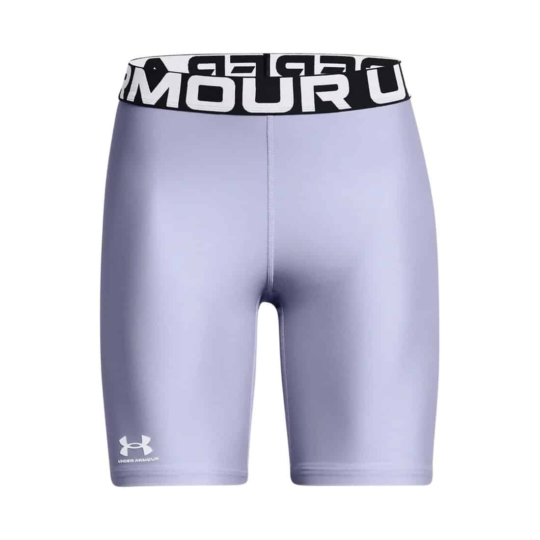 Under Armour Heatgear 8" Women Athletic Gym Shorts Blue 1383627-539 - Image 5