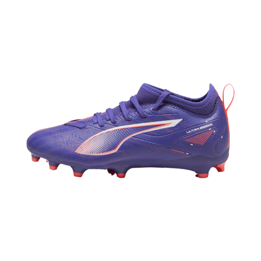 Puma Ultra 5 Match Fg/ag Jr Kids Football Game Boots Boys Shoes Purple 108096-01 - Image 4